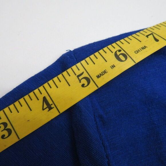 NCAA Kansas University Jayhawks T-Shirt Size Small Blue Short Sleeve - Picture 7 of 7